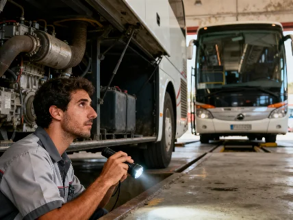 Por qué uno de cada cuatro autobuses en España no pasa la inspección técnica a la primera