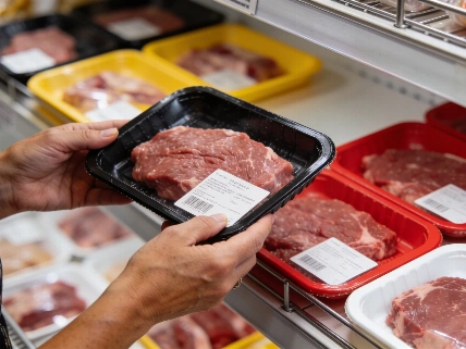 El color de la bandeja no revela la calidad de la carne Español.News