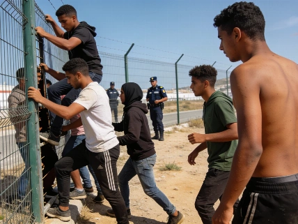 Ceuta afronta una nueva oleada de cruces masivos desde Marruecos Español.News