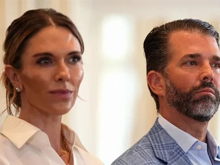 Donald Trump Jr. y Bettina Anderson se casaron sin la presencia del presidente de EE.UU.