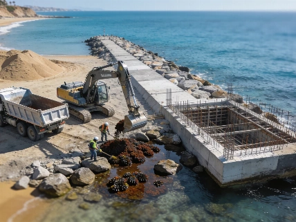 Traslado de 40 lapas ferruginosas por obras en Baños del Carmen