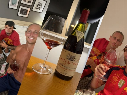 El vino exclusivo y el puro de la victoria: la celebración más comentada de la Selección