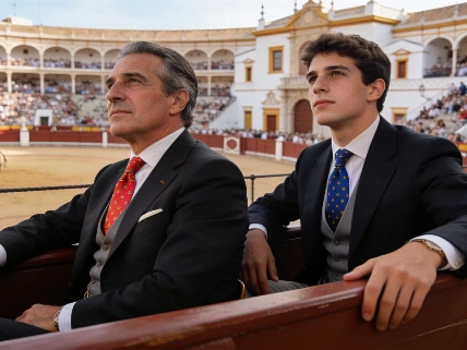 Juan del Val y su hijo Pau reaparecen juntos en la Goyesca de Ronda
