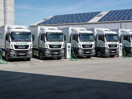 Cinco camiones eléctricos recortan costes en una planta alemana Español.News