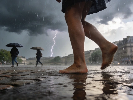 Francia enfrenta nuevos riesgos de tormentas intensas y lluvias