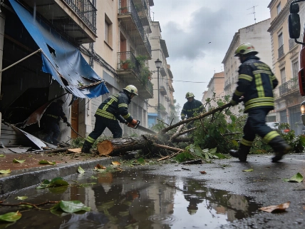 Rachas de viento de hasta 176 km/h y lluvias torrenciales en Alcoi Español.News