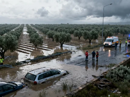 Jaén estima daños millonarios tras la tormenta que anegó la ciudad y el campo