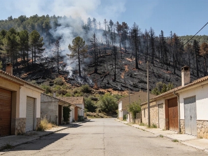 Evacuados tres pueblos en Zaragoza por un incendio fuera de control Español.News
