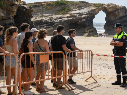 Galicia pone límites a la masificación en sus playas