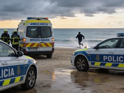 Ataque con arma blanca en Sitges: hombre hiere a su madre y huye al mar
