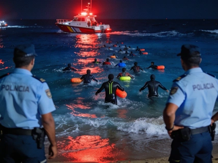 Ceuta exige al Gobierno emergencia nacional y mando único ante la llegada masiva de migrantes Español.News