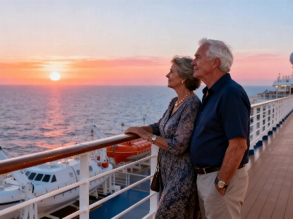 Cuando el hogar es un océano: cómo los jubilados encuentran libertad y ventajas a bordo de un crucero