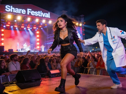 Lola Índigo interrumpe su concierto en Barcelona tras sufrir una lipotimia Español.News