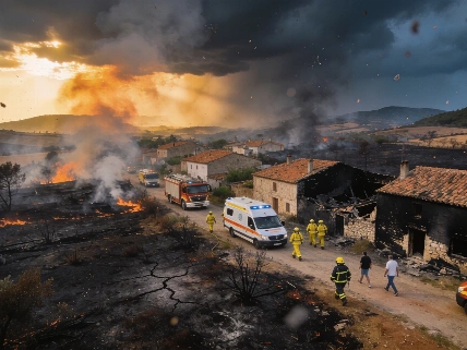 Evacuadas 1.500 personas por un incendio descontrolado en Ávila Español.News