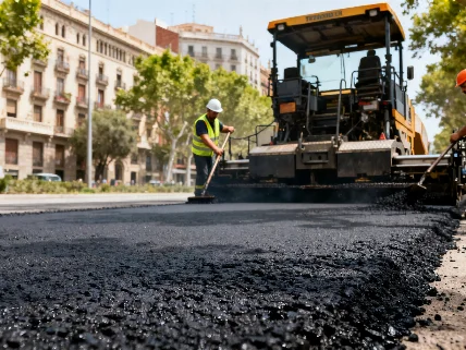 Barcelona prueba asfalto hecho de huesos de aceituna: experimento ecológico en las calles de la ciudad