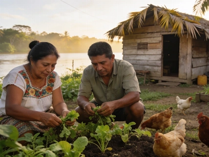 Treinta años junto al río Napo con la tierra como sustento Español.News