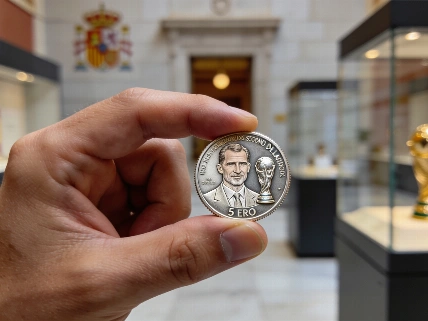 España celebra su segundo Mundial con una moneda exclusiva Español.News