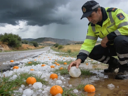 Granizo de gran tamaño sorprende al interior de Valencia Español.News