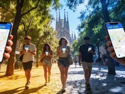 Barcelona lanza buscador de rutas frescas para peatones ante el calor Español.News
