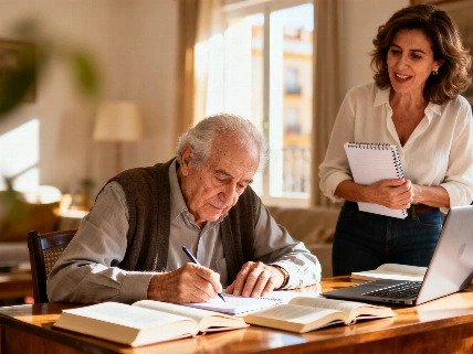 Dos generaciones de una misma familia eligen una vida activa en lugar de la jubilación tradicional