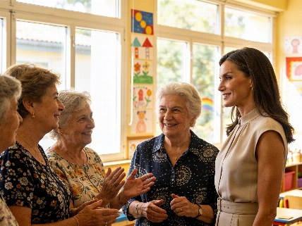 La reina Letizia regresa a su colegio en Oviedo y deja momentos inesperados