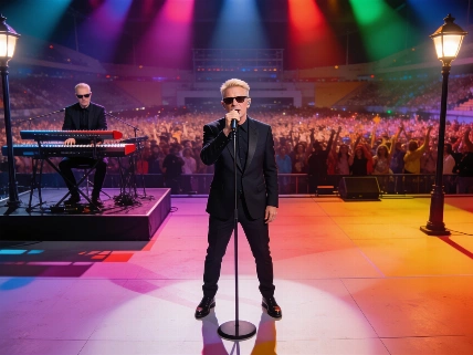 Pet Shop Boys llenan Valencia con un repertorio de 28 éxitos