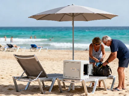 Los precios de tumbonas y sombrillas en las playas populares de la isla varían drásticamente