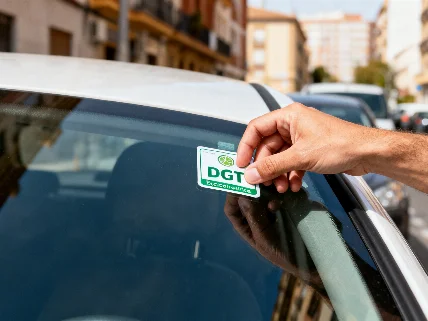 Dónde y cuándo es realmente obligatorio colocar la pegatina medioambiental en tu coche
