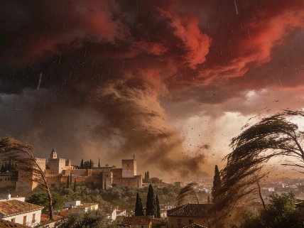 Granada afronta riesgo de reventones y lluvia de barro en plena ola de calor
