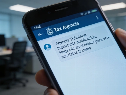 Alerta por nueva oleada de SMS falsos que suplantan a la Agencia Tributaria