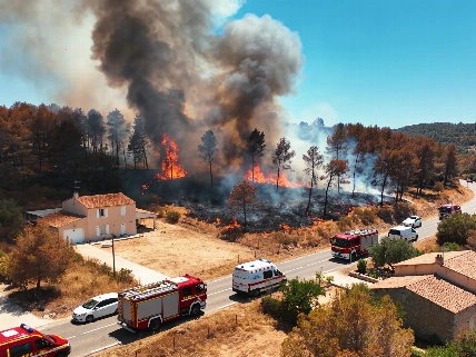 Alerta por temperaturas extremas y riesgo de incendios en el sur de Francia Español.News