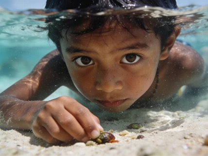 Niños moken desafían los límites de la visión humana bajo el agua Español.News