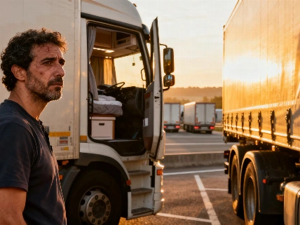 Por qué los altos ingresos de los conductores en rutas internacionales exigen grandes sacrificios