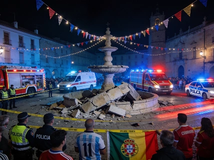 Un niño de 13 años fallece tras el colapso de una fuente en Ciudad Rodrigo Español.News