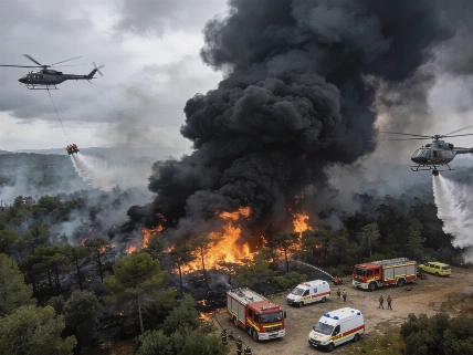 El Gobierno asume el mando ante la emergencia nacional por incendios en Madrid y Ávila