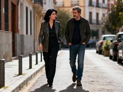 El discreto romance de la cantante con un colega de gira se hizo evidente en Madrid