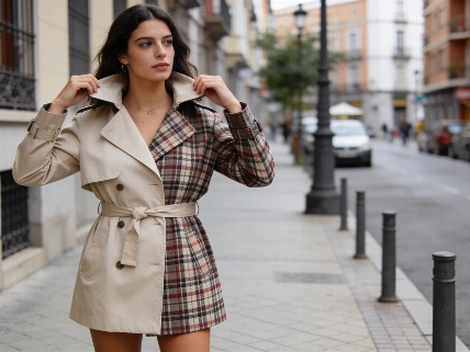 El trench corto reversible de Zara: la prenda que define el otoño