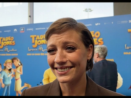 Michelle Jenner revela su momento más personal en el preestreno de Tadeo Jones