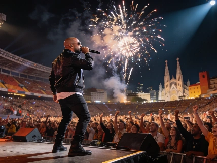 Don Omar reúne a 55.000 personas en Barcelona en su gira mundial Español.News