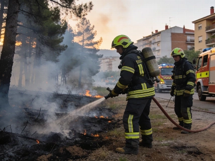 Incendio en Tuéjar obliga a evacuar y moviliza a la UME en Valencia