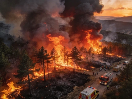 Seis municipios evacuados y 2.000 hectáreas arrasadas en la Sierra Norte de Guadalajara Español.News