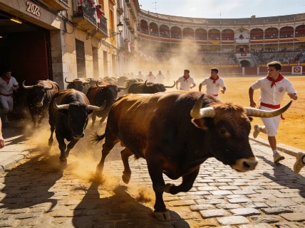 Dos mozos corneados en el último encierro de San Fermín 2026 Español.News