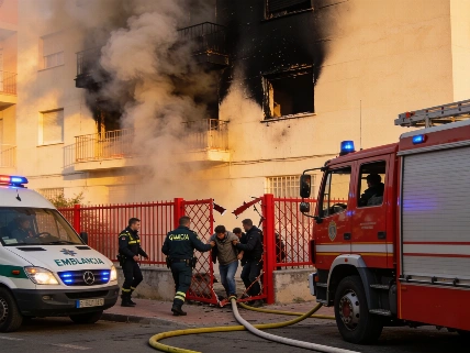 Seis años de prisión por intentar matar a dos vecinos en un incendio en Burriana
