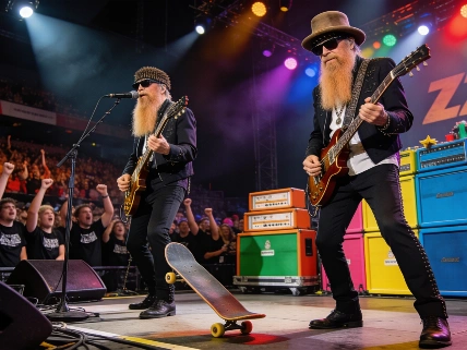 ZZ Top llena Barcelona con su espectáculo clásico y sin sorpresas Español.News