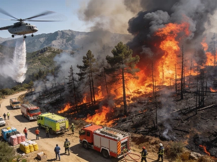 El mayor incendio de la historia en Ávila desborda a los equipos de extinción Español.News