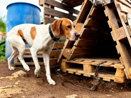 Perros encadenados y condiciones insalubres en Gran Canaria Español.News