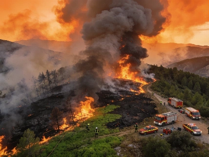 Aragón afronta su cuarto gran incendio del verano en Castillonroy Español.News