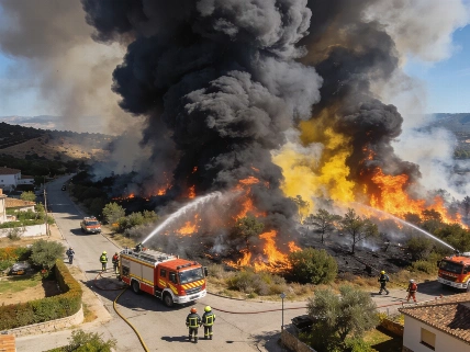 Más de 60.000 personas afectadas por incendios en Madrid y Ávila