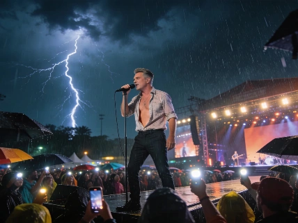 Morrissey desafía la tormenta en Barcelona con un concierto singular Español.News