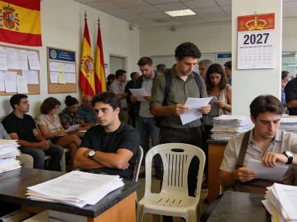 El atasco en los consulados retrasa la nacionalidad por la ley de nietos